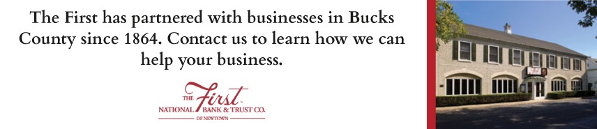 The First serves businesses in Bucks County.