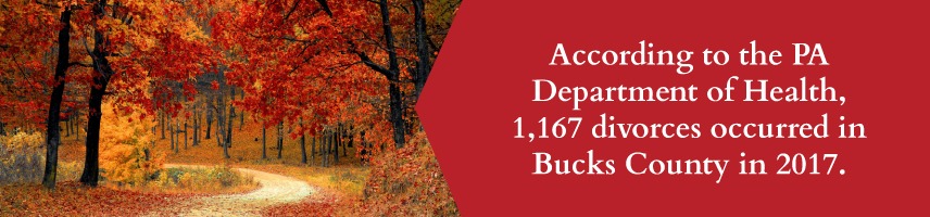 1,167 divorces occurred in Bucks County in 2017