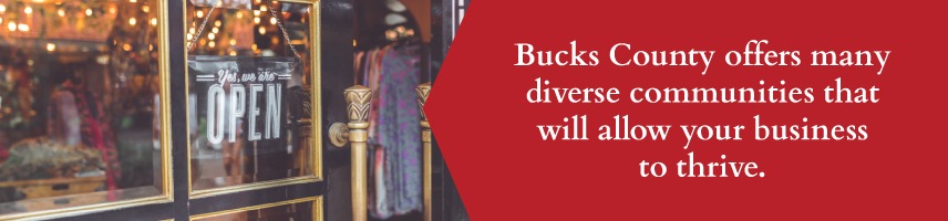Bucks County contains many diverse communities.