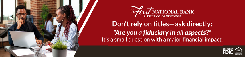 Don't rely on titles - ask directly: "Are you a fiduciary in all aspects?"