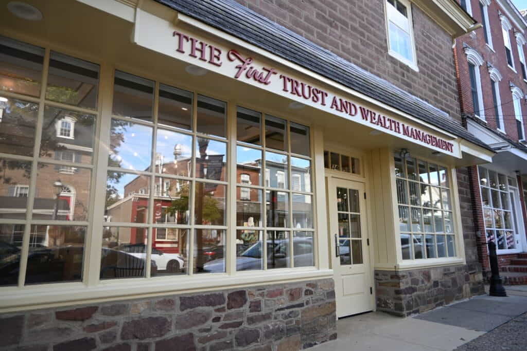 The First's wealth management building