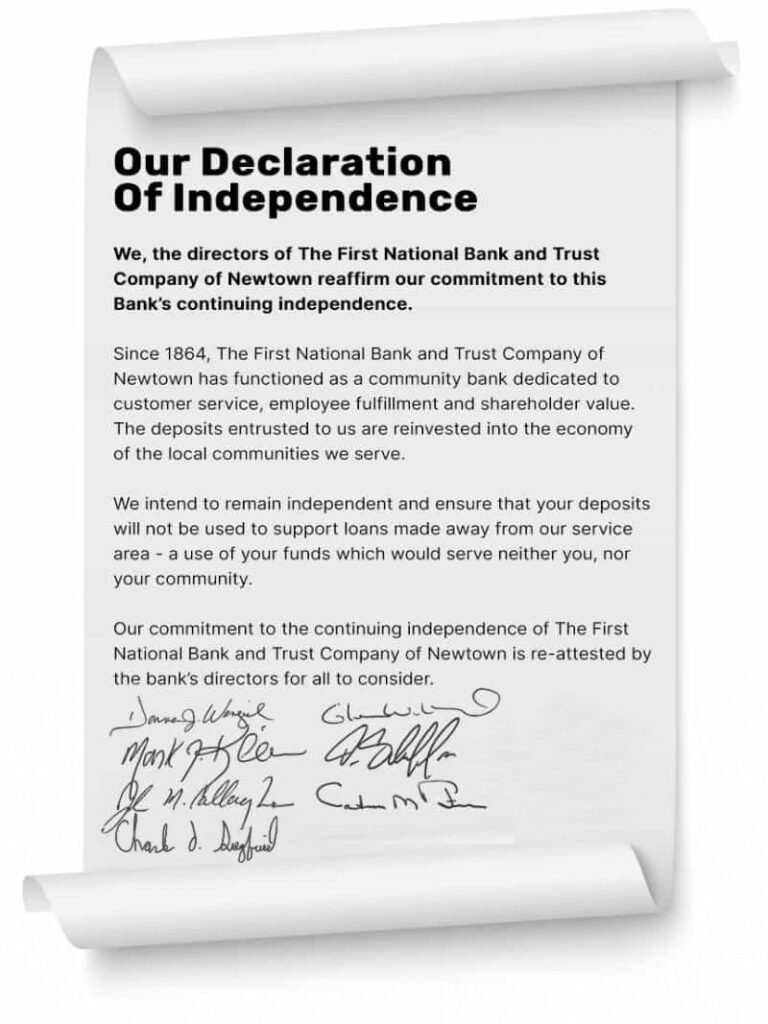 Declaration of independence