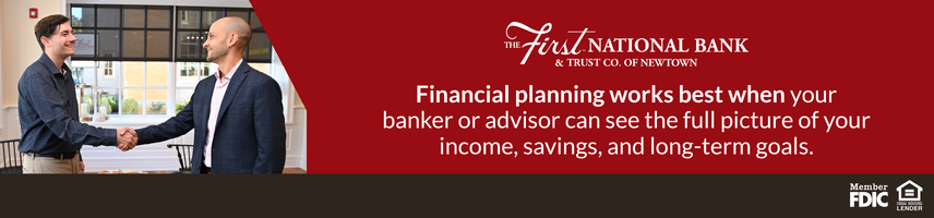 Financial planning works best when your banker or advisor can see the full picture of your income, savings, and long-term goals.