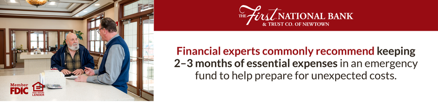 Financial experts commonly recommend keeping 2-3 months of essential expenses in an emergency fund to help prepare for unexpected costs.